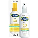 CETAPHIL SUN Sensitive Gel-Spray SPF 30, 150ml, Sonnenschutz für Sportler...