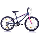 Kinderfahrrad Grizz 20 Zoll Alu MTB, 6–9 Jahre Mädchen Jungen, Geschenk...