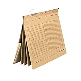 Herlitz Hängehefter, dreifach Trennung, UNIREG, kaufmännische Heftung, 5...