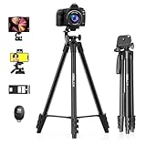 KINGJOY Handy Kamera Stativ 71' Leichtes Smartphone Stativ mit...