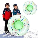 Aufblasbare Schlitten, SilverCherry Aufblasbare Schneereifen, 80cm Snow...