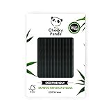 The Cheeky Panda Bambus Strohhalme Papier | 250 x Cocktail Strohhalme |...