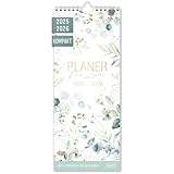 Häfft® Planer für Zwei 2025/2026 kompakt 'Blattgold' Paarplaner mit 3...