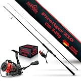 Paradox Fishing Firetiger Spinnrute mit Rolle I 2,1m 5-20g mit 2000 Rolle I...