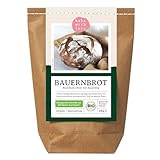 Bauernbrot Bio Backmischung - Brotbackmischung für Sauerteigbrot - Brot...