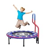 Trampolin Kinder Indoor Outdoor Ø 91cm Klein Mini Kindertrampolin Klappbar...