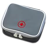 CYXZMYA Medikamententasche,Grau Reiseapotheke,Reiseapotheke Tasche,Erste...