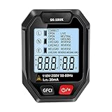 Steckdosentester Digital Steckdosentester Steckdosentester mit LCD-Display...