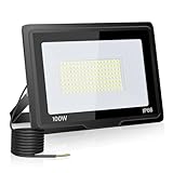 toobettp 100W LED Strahler Außen, 6500K 10000LM Kaltweiß LED Fluter, IP66...