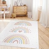 TT Home Kinderzimmerteppich Teppich Junge Mädchen Kinderteppich Baby...