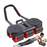 Bauchroller, Bauchtrainingsrolle mit Automatik – Sportgerät, rutschfest,...