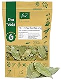 BIO Lorbeerblätter 75g getrocknet Lorbeer Blätter | Premium BIO-Qualität...