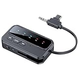 NefLaca Bluetooth Adapter Flugzeug 5.4 Transmitter für 2 Airpods oder...