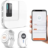 DAYTECH Notrufknopf für Senioren auf Handy, WiFi Tuya Smart Senioren...