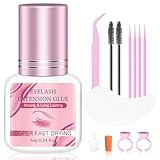 Superkleber für Wimpernverlängerungen(7 ml), 1–2 Sekunden...