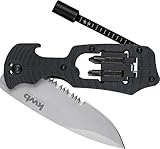 kwb 16620 Freizeit Taschenmesser mit Bithalter, Schraubendreher Funktion,...