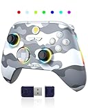 EasySMX X15 Kabelloser Bluetooth PC Controller Hall Joysticks Triggers RGB...