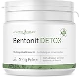 effective nature - Bentonit Detox - 400 g - Zertifiziertes Medizinprodukt...