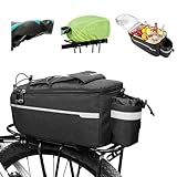 HAOIOPM Fahrradtasche für Gepäckträger,10L Isoliertasche...