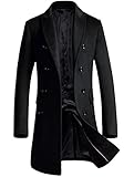Vogstyle Herren Warme Wolle Coat Wintermantel Jacke Herrenmantel, M,...