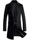 Vogstyle Herren Warme Wolle Coat Wintermantel Jacke Herrenmantel, XL,...