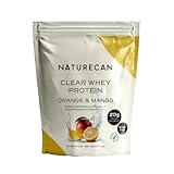 NATURECAN Clear Whey Protein Isolat 1kg – Orange-Mango Geschmack - 20 g...