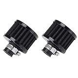 Mintice 2 X KFZ Schwarz Motorrad 12mm Air Intake Luftfilter Clamp Gummi...
