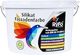 RyFo Colors Silikat Fassadenfarbe 12,5l - Außen-Farbe, Silikatfarbe,...