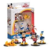 dekora – Set mit 6 klassischen Disney-Figuren | Mickey, Minnie, Pluto,...