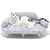 MEWOOFUN Katzensofa & Katzen Bett, 66 x 46,5 x 21,6 cm Erhöhtes...