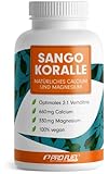 Sango Meereskoralle 180 Kapseln, hochdosiert mit 660mg Calcium + 330mg...