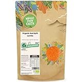 Wholefood Earth Bio-Rotgespaltene Linsen 2kg | GVO-frei | Vegan |...