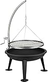 ACTIVA Schwenkgrill Merlin I Premium Feuerschale mit Grillrost inkl....