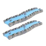 KONTONTY 2 Stück Kleiner Bachlauf Aus Robustem Harz Miniatur...