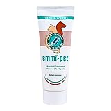 Emmi-pet 3x Hunde-Zahncreme für Ultraschall-Zahnbürste – Hundezahnpasta...