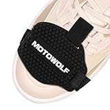 EUIOOVM Motorrad Schuhschutz, Gear Shifter Schaltschutz Pad mit...