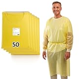 ADEBO Medical® | 50 St. | Gelb | Einweg PP+PE Schutzkittel Optimaler...