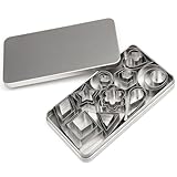 30 Stück Plätzchen Ausstecher Set,4PCS Keksausstecher aus Edelstahl,Mini...