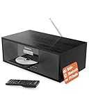 DAB Radio mit CD Player und Bluetooth | 60W Stereoanlage | Kompaktanlage...