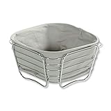 Kesper | Brot- und Obstkorb, Material: Metall, Maße: 21 x 21 x 11 cm,...