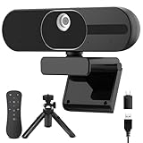 VIZOLINK V21 Webcam 4K, Ultra HD Webcam mit Mikrofon, Lautsprecher,...