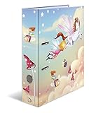 HERMA Ordner A4 Feen, 7 cm breit, Ringordner mit Kindergarten Motiv, bunter...