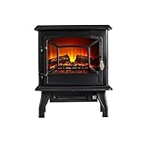 MEGAWISE - Elektrischer Heizstrahler ohne Einbau, 3-seitig, realistische...