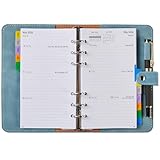 Kalender 2026 Wochenplaner Personal A6, 1 Woche 2 Seite Organizer mit Tabs,...