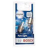 Bosch P21/5W Pure Light Fahrzeuglampen - 12 V 21/5 W BAY15d - 2 Stücke