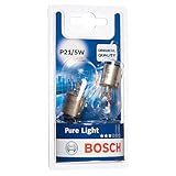 Bosch P21/5W Pure Light Fahrzeuglampen - 12 V 21/5 W BAY15d - 2 Stücke