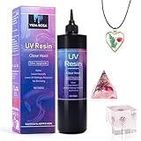 500g Klar UV Harz Harte Art Neue Formel Eine Minute Ultraviolett Solar...