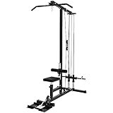 GORILLA SPORTS® Latzugturm - Verstellbar, bis 300 kg, 30 mm, inkl. 2...