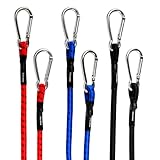 PRETEX Spanngurte mit Haken 6-Set - Spanngummi mit Haken in 3 Längen -...