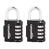 Amazon Basics AB-PL111 Vorhängeschloss, schwarz